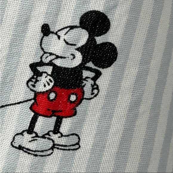Disney Mickey Mouse Striped Button Down Shirt Mickey’s Moods - Size XL - Picture 9 of 12
